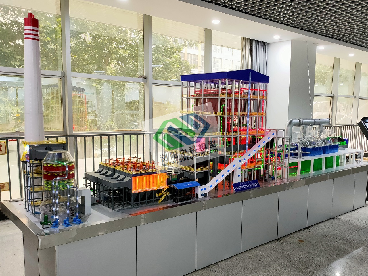 上海工程技术大学1000MW超超临界火力发电厂模型