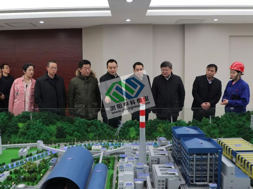 沮河电厂模型