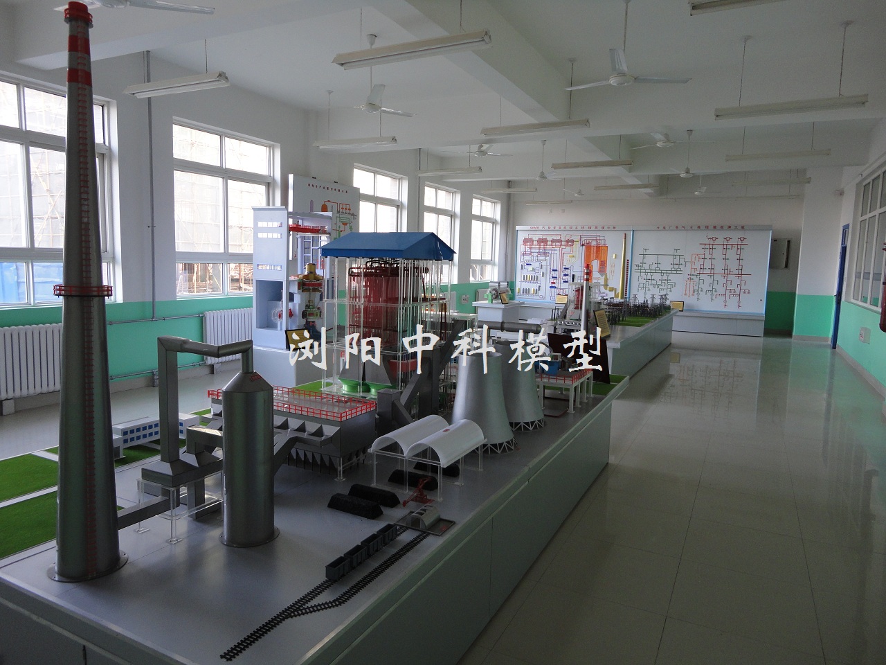 西安技师学院电厂热能动力模型实训室